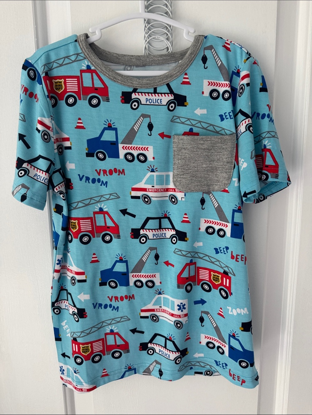 Little Sleepies To The Rescue Pocket Tee